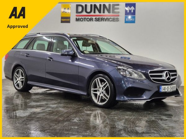 Mercedes-Benz E-Class Estate, Diesel Hybrid, 2014, Blue