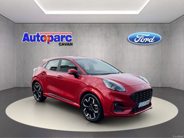 Ford Puma MPV, Petrol Hybrid, 2023, Red