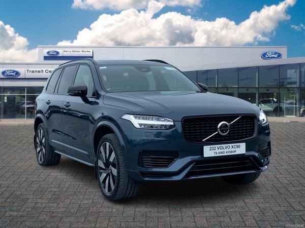 Volvo XC90 SUV, Petrol Plug-in Hybrid, 2023, Blue