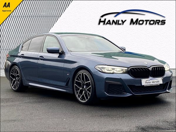 BMW 5-Series Saloon, Diesel, 2023, Blue