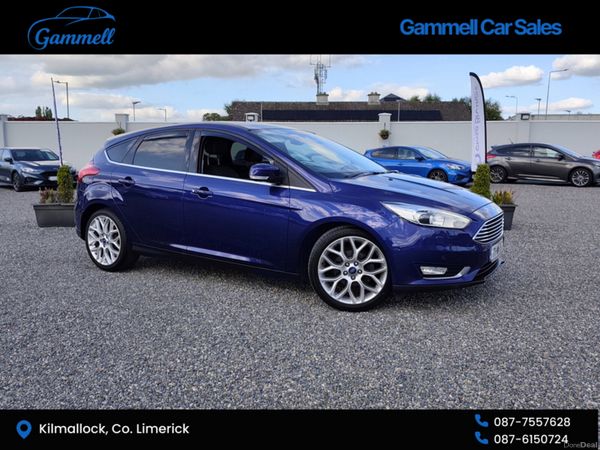 Ford Focus Hatchback, Petrol, 2017, Blue
