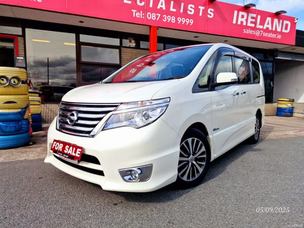 Nissan Serena MPV, Petrol Hybrid, 2016, White