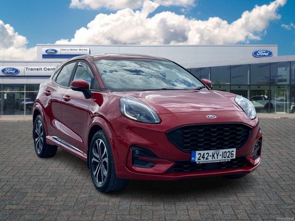 Ford Puma MPV, Petrol Hybrid, 2024, Red