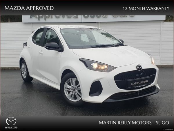 Mazda Mazda2 Hatchback, Petrol Hybrid, 2026, White