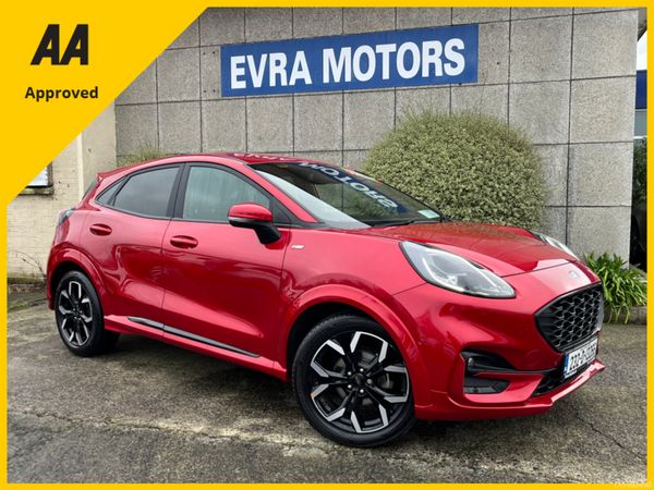Ford Puma SUV, Petrol Hybrid, 2023, Red