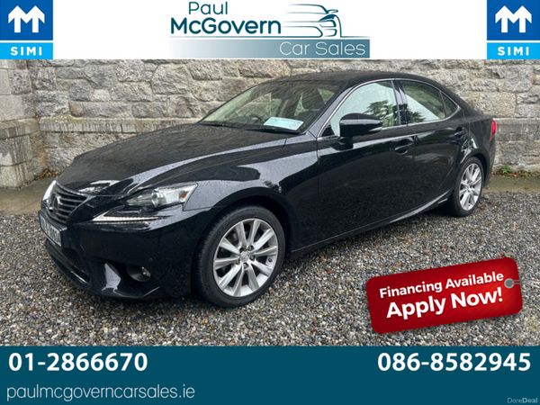 Lexus IS Saloon, Petrol Hybrid, 2016, Black