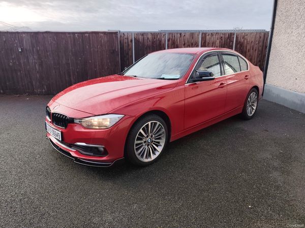 BMW 3-Series Saloon, Diesel, 2016, Red