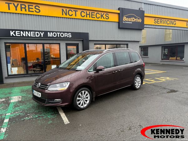 Volkswagen Sharan MPV, Diesel, 2018, Red