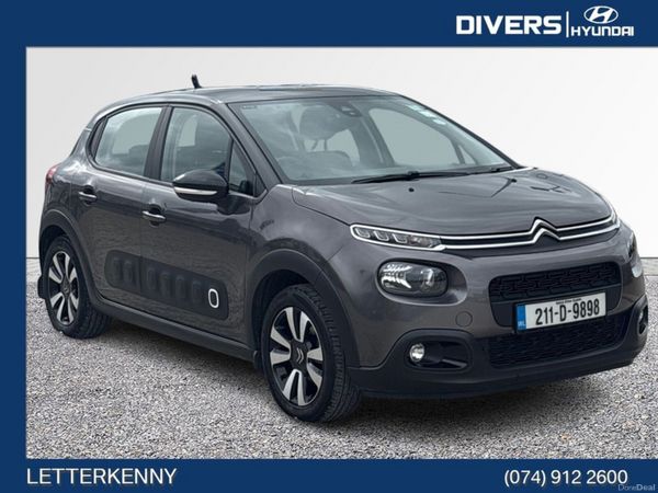 Citroen C3 Hatchback, Petrol, 2021, Grey