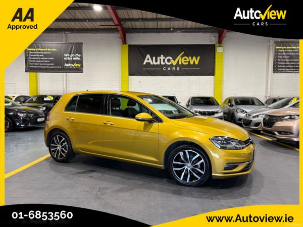 Volkswagen Golf Hatchback, Petrol, 2018, Gold