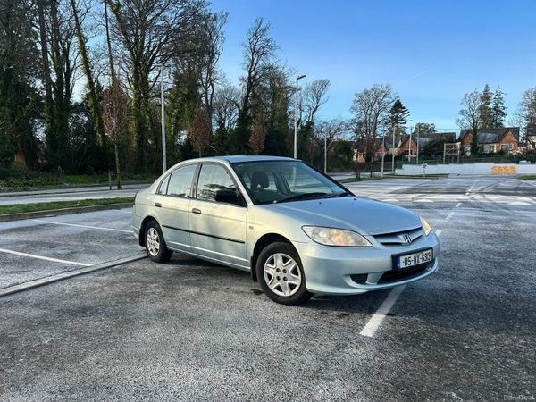 Honda Civic Saloon, Petrol, 2005, Silver