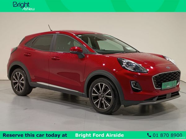 Ford Puma MPV, Petrol Hybrid, 2022, Red