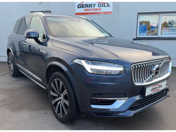 Volvo XC90 SUV, Petrol Plug-in Hybrid, 2021, Blue