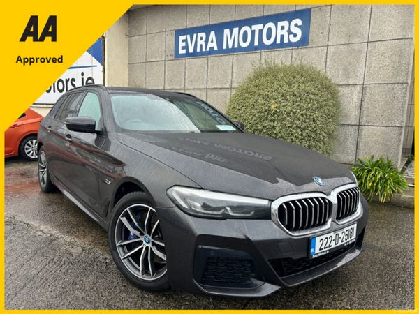 BMW 5-Series Estate, Petrol Plug-in Hybrid, 2022, Grey