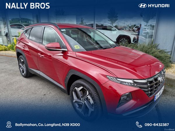 Hyundai Tucson MPV, Petrol Hybrid, 2021, Red