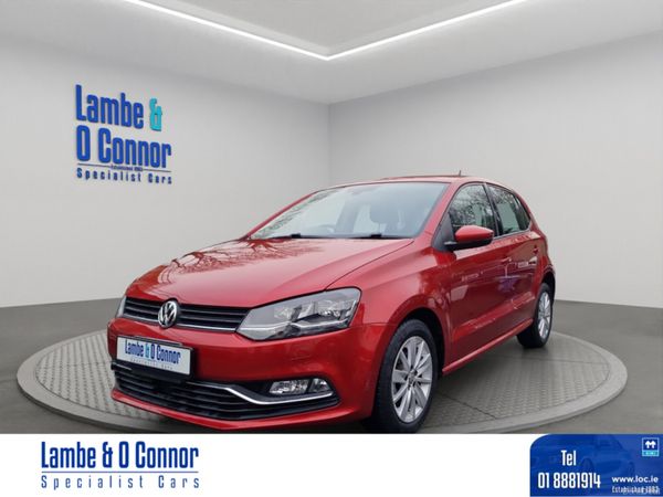 Volkswagen Polo Hatchback, Petrol, 2016, Red