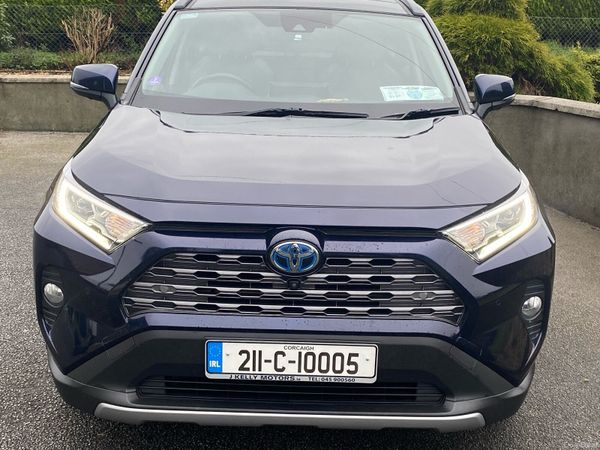 Toyota RAV4 SUV, Petrol Hybrid, 2021, Blue