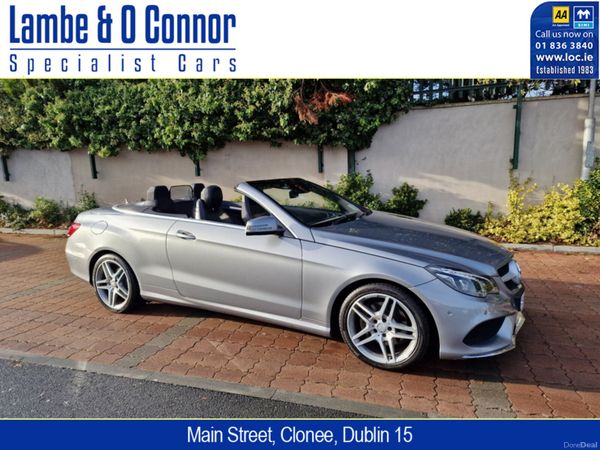 Mercedes-Benz E-Class Convertible, Diesel, 2016, Silver