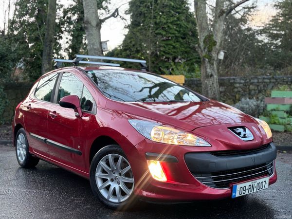 Peugeot 308 Hatchback, Diesel, 2009, Red
