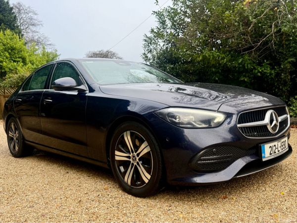 Mercedes-Benz C-Class Saloon, Diesel Hybrid, 2021, Blue