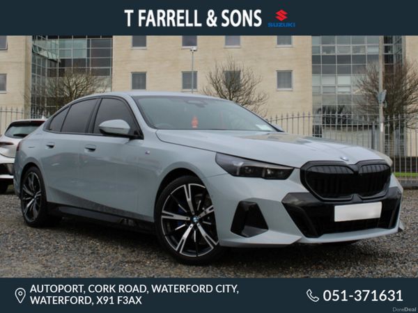 BMW 5-Series Saloon, Petrol Hybrid, 2024, Grey