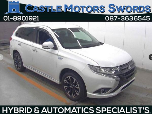Mitsubishi Outlander SUV, Petrol Plug-in Hybrid, 2018, White