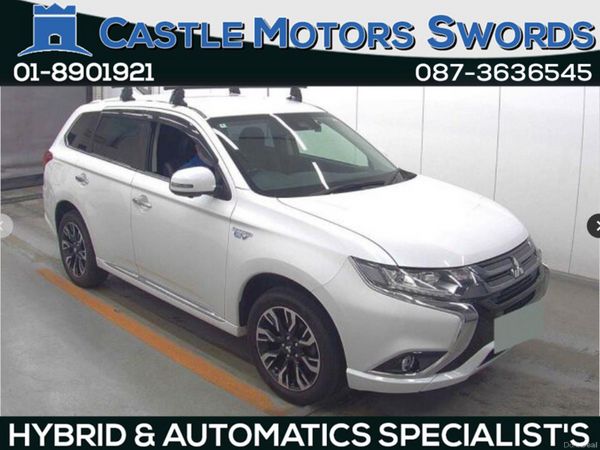 Mitsubishi Outlander SUV, Petrol Plug-in Hybrid, 2018, White