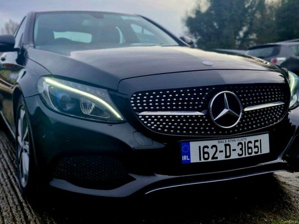Mercedes-Benz C-Class Saloon, Petrol Plug-in Hybrid, 2016, Black