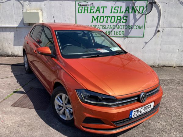 Volkswagen Polo Hatchback, Petrol, 2020, Orange