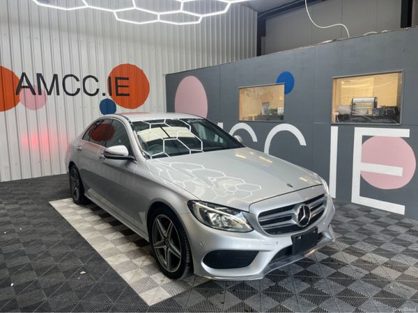 Mercedes-Benz C-Class Saloon, Petrol, 2017, Silver