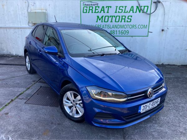 Volkswagen Polo Hatchback, Petrol, 2020, Blue