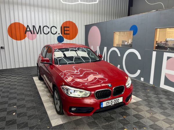 BMW 1-Series Hatchback, Diesel, 2017, Red