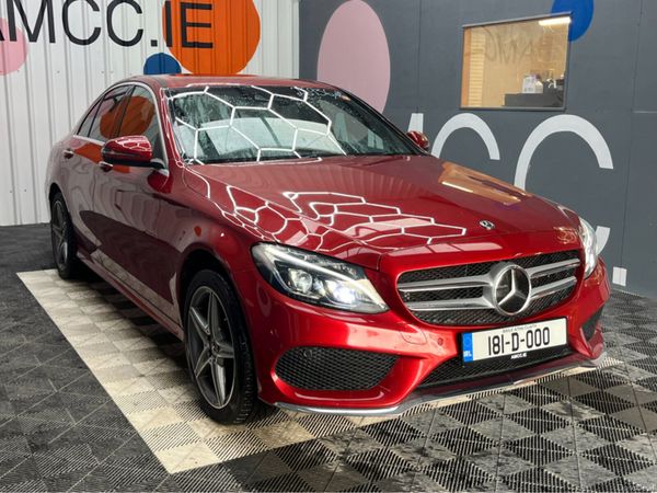 Mercedes-Benz C-Class Saloon, Diesel, 2018, Red
