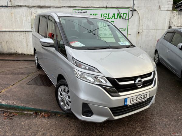 Nissan Serena MPV, Petrol Hybrid, 2017, Silver