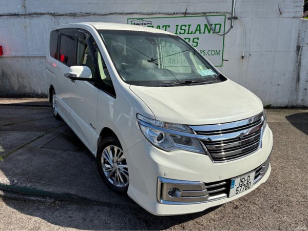 Nissan Serena MPV, Petrol Hybrid, 2015, White
