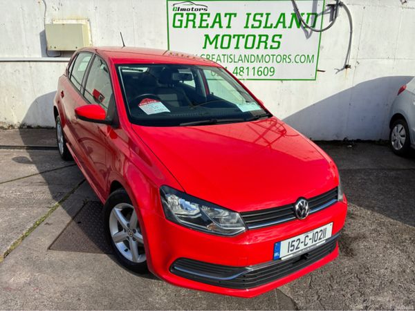 Volkswagen Polo Hatchback, Petrol, 2015, Red