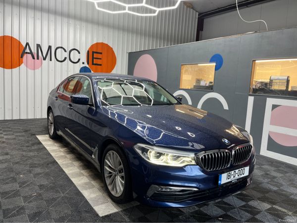 BMW 5-Series Saloon, Petrol Plug-in Hybrid, 2018, Blue