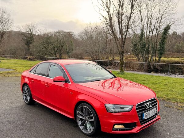 Audi A4 Saloon, Diesel, 2015, Red