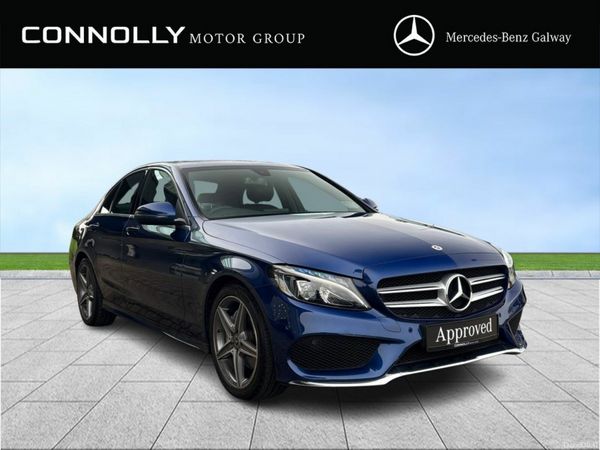 Mercedes-Benz C-Class Saloon, Diesel, 2018, Blue