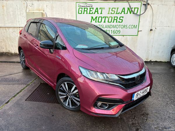 Honda Fit Hatchback, Petrol Hybrid, 2019, Pink
