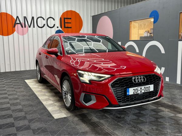 Audi A3 Saloon, Petrol, 2022, Red