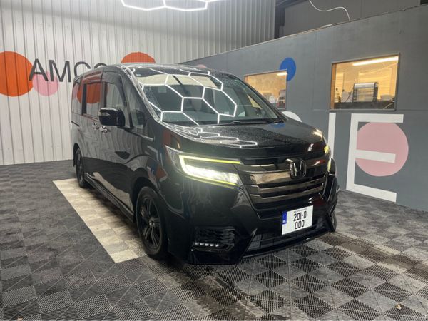 Honda Stepwagon MPV, Petrol Hybrid, 2020, Black