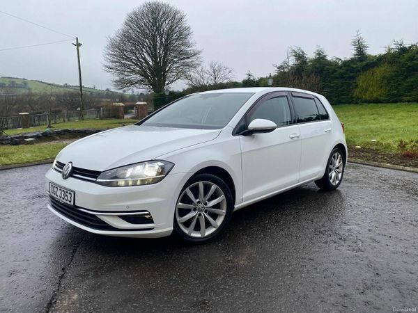 Volkswagen Golf Hatchback, Diesel, 2019, White