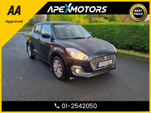 Suzuki Swift Hatchback, Petrol, 2017, Black