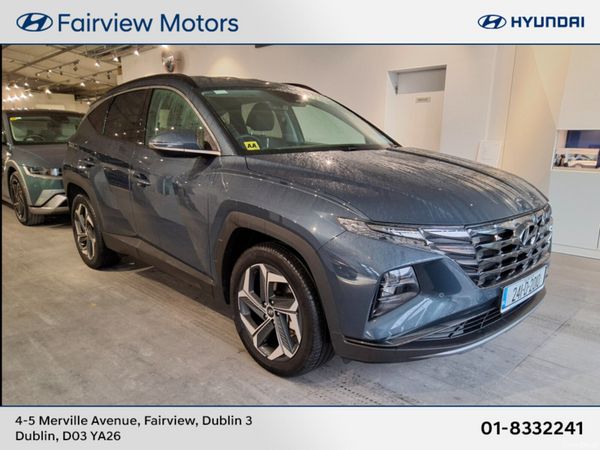 Hyundai Tucson SUV, Petrol Plug-in Hybrid, 2024, Blue