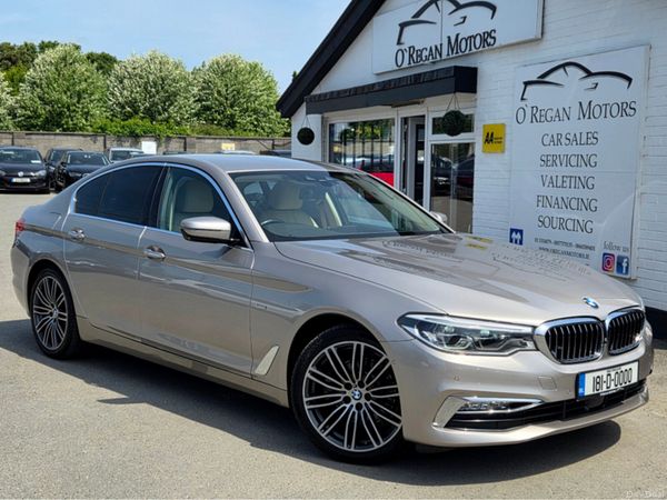 BMW 5-Series Saloon, Diesel, 2018, Silver