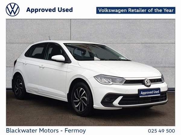 Volkswagen Polo Hatchback, Petrol, 2023, White