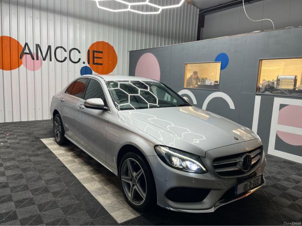 Mercedes-Benz C-Class Saloon, Diesel, 2018, Silver