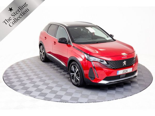 Peugeot 3008 SUV, Petrol Plug-in Hybrid, 2024, Red