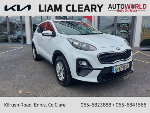 Kia Sportage MPV, Diesel Hybrid, 2021, White
